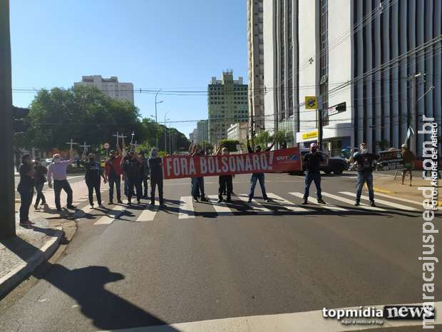 Protesto contra Bolsonaro acontece neste sábado em Campo Grande Protesto contra Bolsonaro acontece neste sábado em Campo Grande