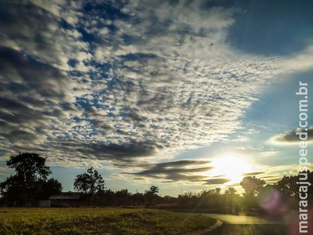 Sextou com previsão de chuva e máxima de 36ºC em MS Sextou com previsão de chuva e máxima de 36ºC em MS