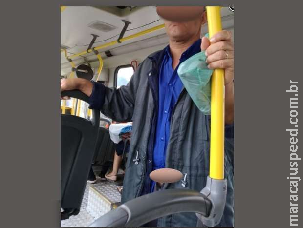 Tarado é flagrado se masturbando em ônibus em Campo Grande