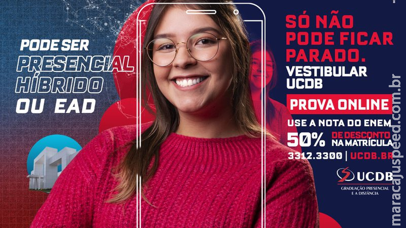 Vestibular de Inverno UCDB: calouros terão 50% de desconto na matrícula Vestibular de Inverno UCDB: calouros terão 50% de desconto na matrícula
