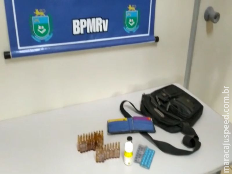 Vista Alegre: PMRv apreende contrabando de anabolizantes Vista Alegre: PMRv apreende contrabando de anabolizantes