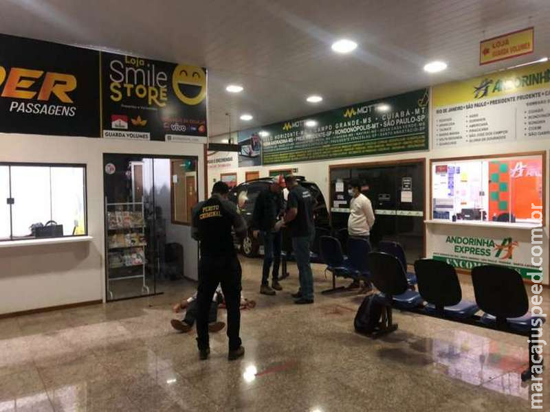 Homem é executado a tiros na rodoviária de Nova Alvorada do Sul Homem é executado a tiros na rodoviária de Nova Alvorada do Sul