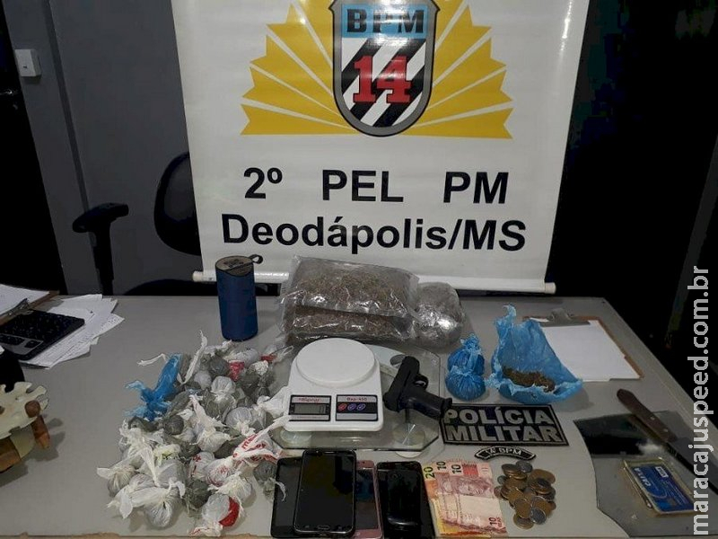 DEODÁPOLIS: Jovens são presos por tráfico de drogas e associação ao tráfico DEODÁPOLIS: Jovens são presos por tráfico de drogas e associação ao tráfico