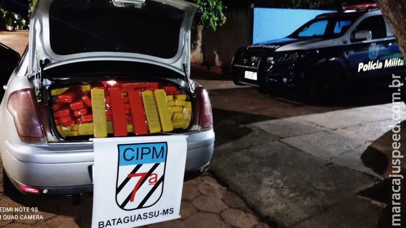 Adolescente é flagrado com veículo carregado com mais de 500 quilos de maconha