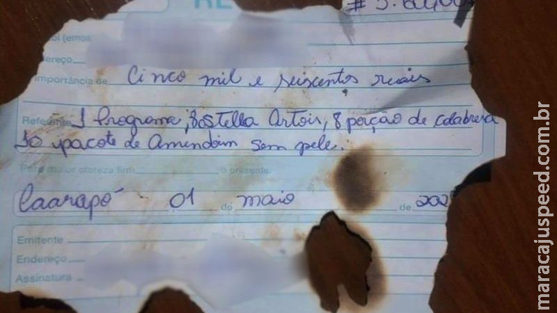 Após boate em MS pegar fogo, comandas com gastos de até R$ 5,6 mil viralizam nas redes Após boate em MS pegar fogo, comandas com gastos de até R$ 5,6 mil viralizam nas redes