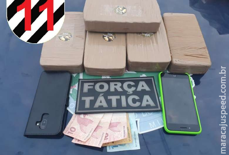 Casal é preso com 5 kg de cocaína que iria revender