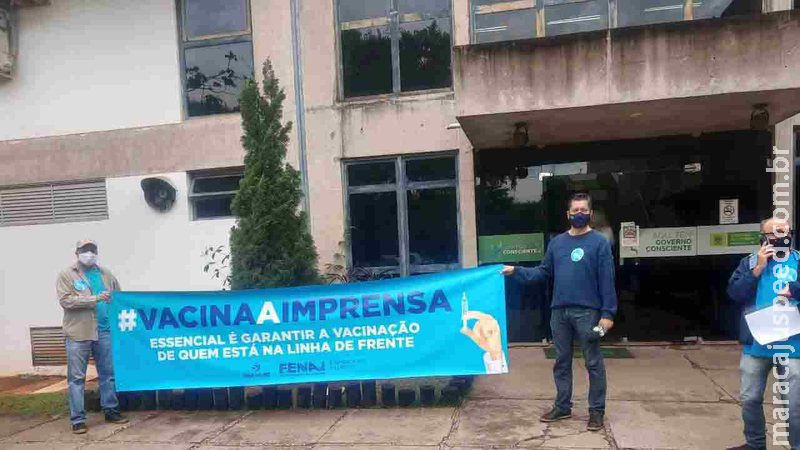 Com exposição diária para levar informação, jornalistas lutam por vacinação contra covid em MS Com exposição diária para levar informação, jornalistas lutam por vacinação contra covid em MS
