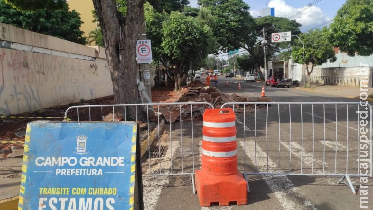 Confira quais trechos do Centro passam por obras neste fim de semana em Campo Grande Confira quais trechos do Centro passam por obras neste fim de semana em Campo Grande
