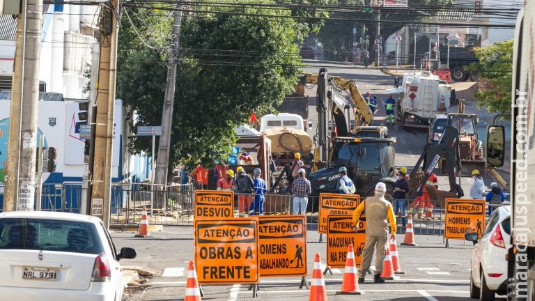 Confira rotas alternativas para desviar de obras de asfalto e drenagem no Centro Confira rotas alternativas para desviar de obras de asfalto e drenagem no Centro