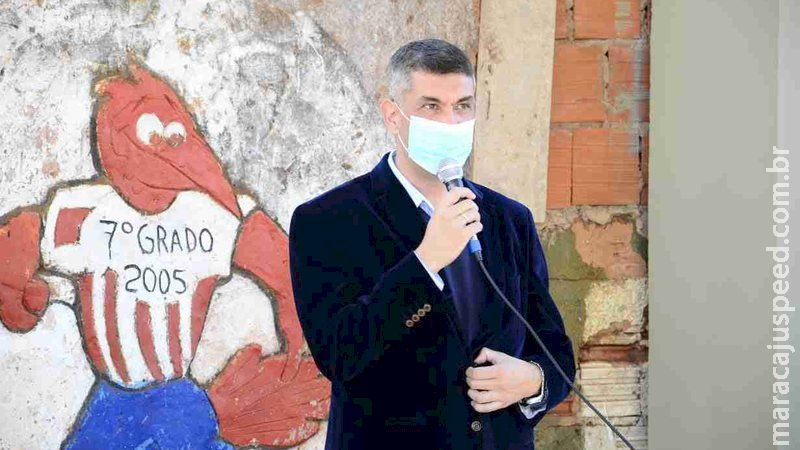 Governador paraguaio pede a MS doação de 50 mil doses de vacina contra a covid-19 Governador paraguaio pede a MS doação de 50 mil doses de vacina contra a covid-19