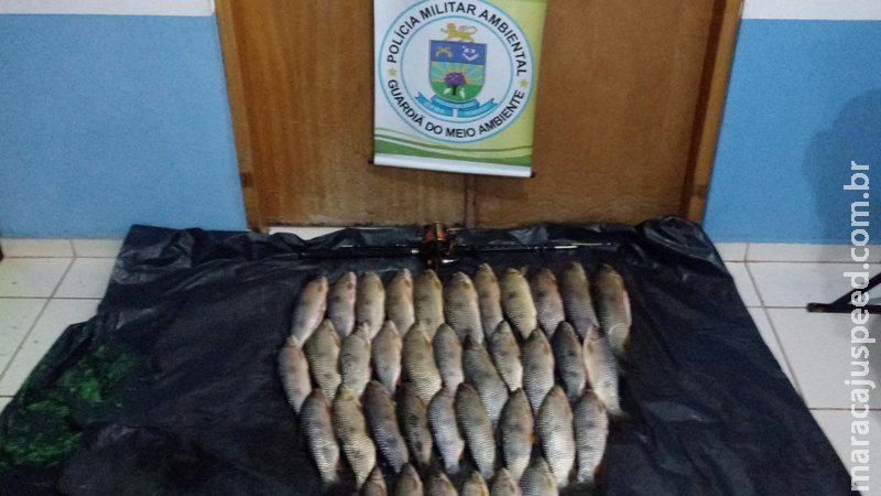 Homem é multado por pesca predatória no Rio Verde Homem é multado por pesca predatória no Rio Verde