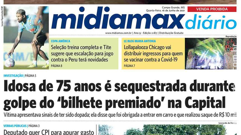 Idosa é sequestrada durante o golpe do ‘bilhete premiado’. Leia no Midiamax Diário Idosa é sequestrada durante o golpe do ‘bilhete premiado’. Leia no Midiamax Diário