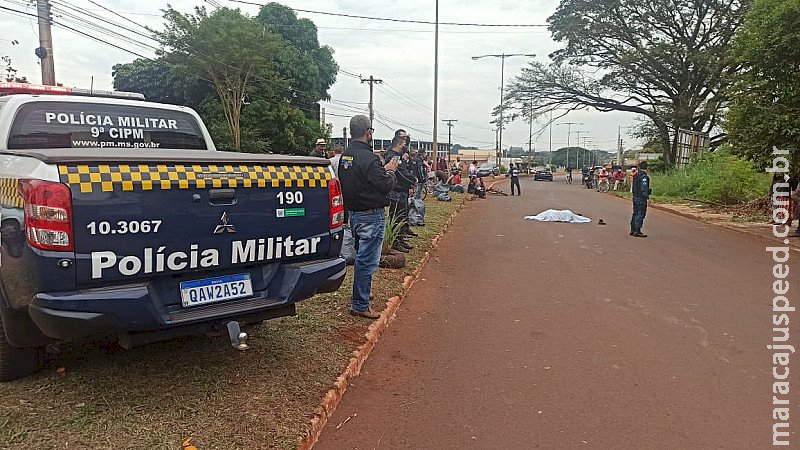 Jovem morre atropelado enquanto voltava para casa; motorista fugiu sem prestar socorro em Dourados Jovem morre atropelado enquanto voltava para casa; motorista fugiu sem prestar socorro em Dourados