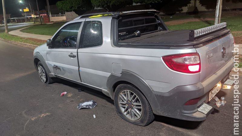 Ladrão rouba carro de idosos e fura dois bloqueios policiais antes de ser preso em MS Ladrão rouba carro de idosos e fura dois bloqueios policiais antes de ser preso em MS