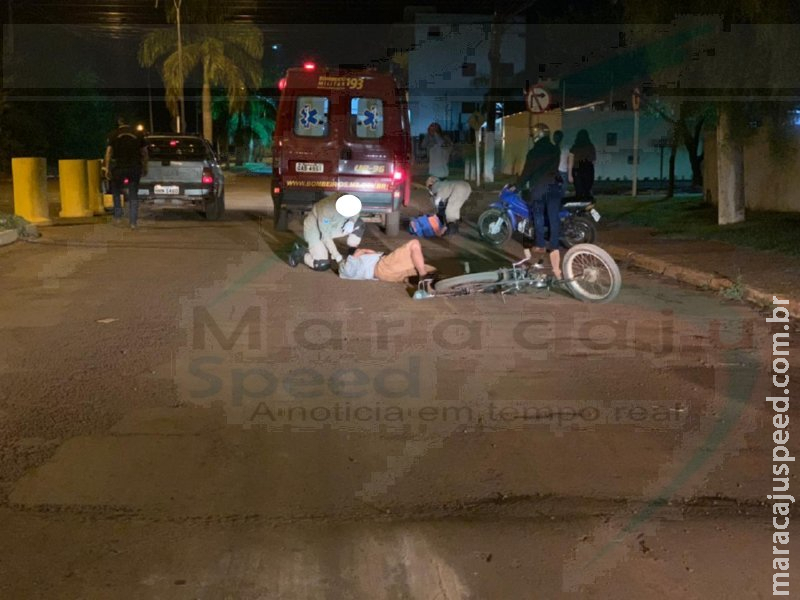 Maracaju: Homem sofre fratura de mandíbula, após sofrer queda ao passar em quebra-molas Maracaju: Homem sofre fratura de mandíbula, após sofrer queda ao passar em quebra-molas