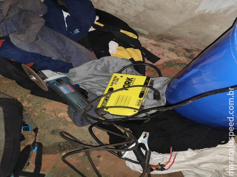 Maracaju: Polícia Civil prende em flagrante homem que furtou ferramentas de obra em que trabalhava” Maracaju: Polícia Civil prende em flagrante homem que furtou ferramentas de obra em que trabalhava”