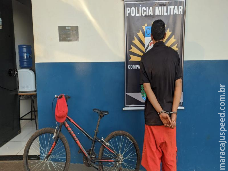 Maracaju: Polícia Militar recupera bicicleta furtada de criança de apenas 7 anos de idade, e prende autor de furto e detêm compradora por receptação de objeto furtado Maracaju: Polícia Militar recupera bicicleta furtada de criança de apenas 7 anos de idade, e prende autor de furto e detêm compradora por receptação de objeto furtado