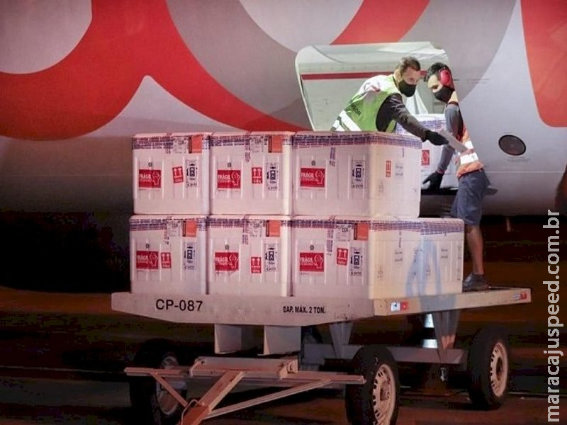 Ministério envia 70,1 mil doses de vacinas contra Covid para MS ainda nesta semana Ministério envia 70,1 mil doses de vacinas contra Covid para MS ainda nesta semana