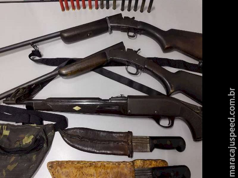 PMA prende dois suspeitos de caça ilegal em Naviraí PMA prende dois suspeitos de caça ilegal em Naviraí