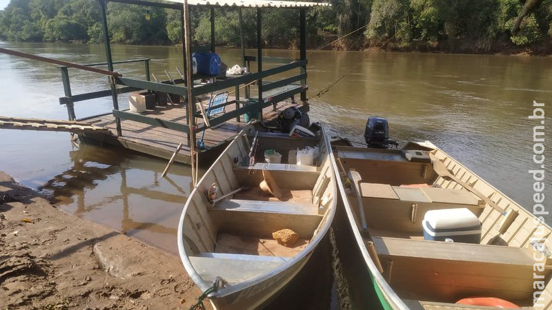 PMA realiza operação nos rios Pardo e Anhanduí e autua três por pesca ilegal