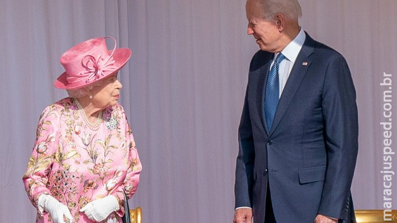 Rainha Elizabeth II recebe Joe Biden e primeira-dama no Castelo de Windsor Rainha Elizabeth II recebe Joe Biden e primeira-dama no Castelo de Windsor