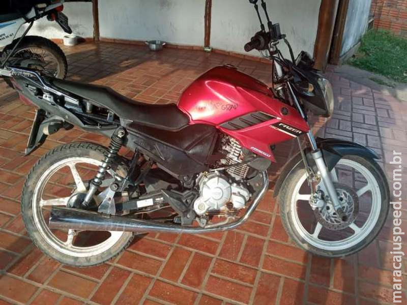 Sem CNH, jovem é flagrado com moto irregular Sem CNH, jovem é flagrado com moto irregular