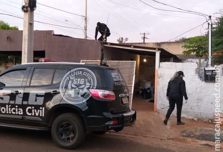 Três pessoas são presas durante operação em Fátima do Sul Três pessoas são presas durante operação em Fátima do Sul