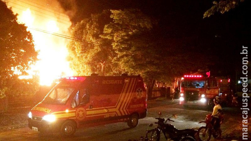 Após briga de casal, mulher incendeia casa em Campo Grande