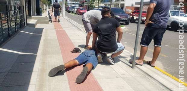 Após ser surrado por populares em tentativa de assalto, homem diz que foi 