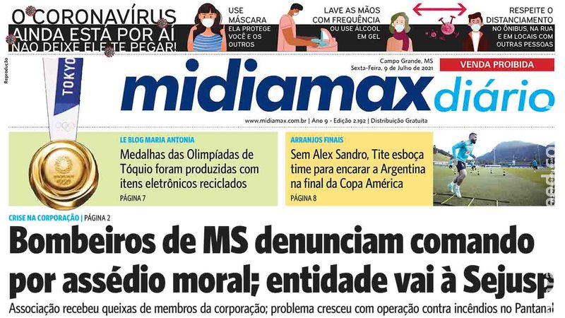 Bombeiros denunciam comando por assédio moral e sindicato vai à Sejusp. Leia no Midiamax Diário Bombeiros denunciam comando por assédio moral e sindicato vai à Sejusp. Leia no Midiamax Diário