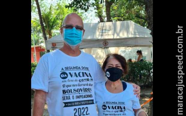 Casal diz que foi proibido de se vacinar por estar com camiseta contra Bolsonaro