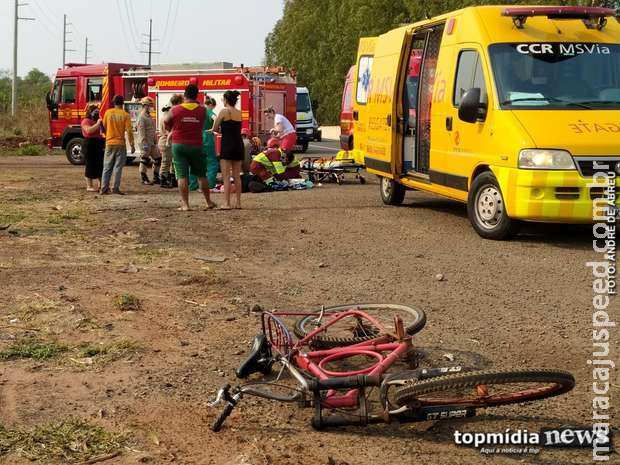 Ciclista morre após ser atropelado no Chácara das Mansões