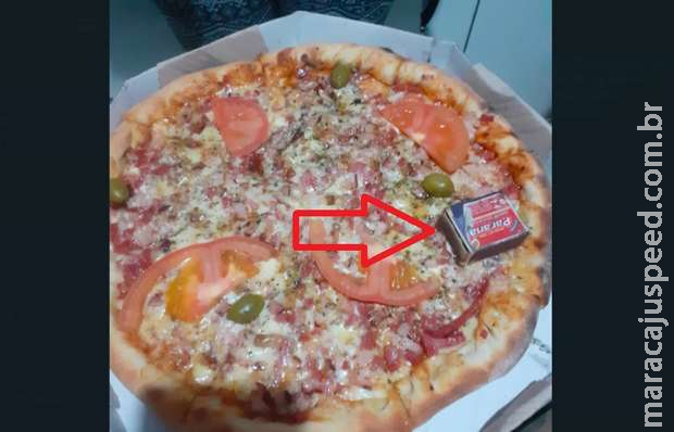 Cliente no Caiobá recebe pizza com caixa de fósforo de Cliente no Caiobá recebe pizza com caixa de fósforo de