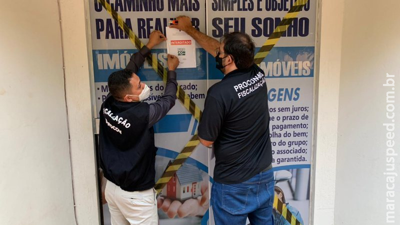 Com propaganda enganosa, Procon Estadual interdita operadora de consórcio em cidade do MS