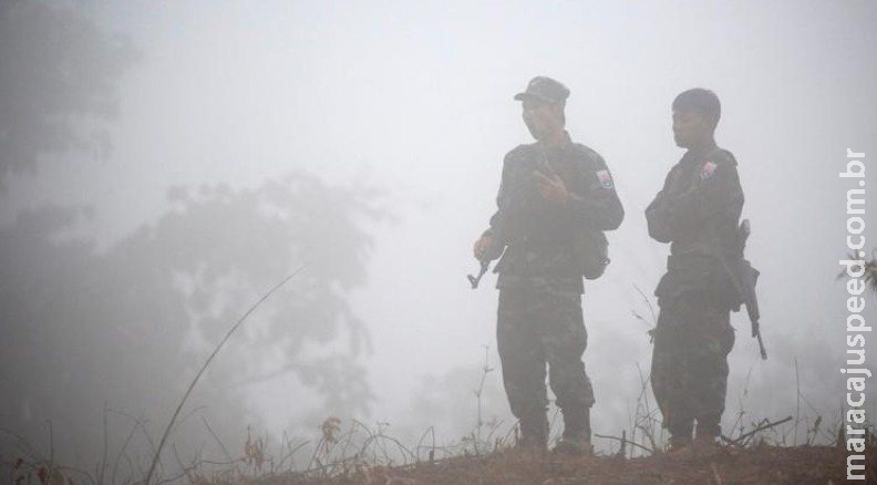 Confronto com Exército resulta em 25 mortes no Mianmar Confronto com Exército resulta em 25 mortes no Mianmar