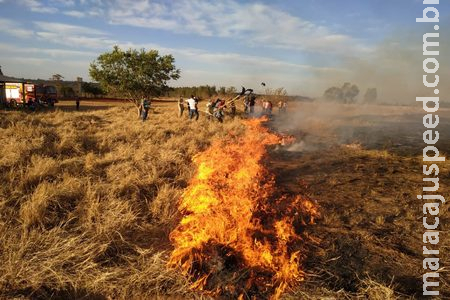 Corpo de Bombeiro capacita moradores dos assentamentos rurais de Sidrolândia para o Combate ao Incêndio Florestal 