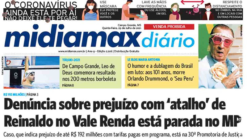 Denúncia sobre prejuízo com ‘atalho’ de Reinaldo no Vale Renda está parada no MP. Veja no Midiamax Diário