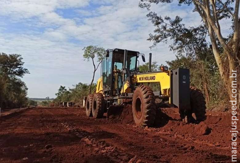 Distrito do "novo Panambi" em Dourados recebe obras de asfalto Distrito do "novo Panambi" em Dourados recebe obras de asfalto