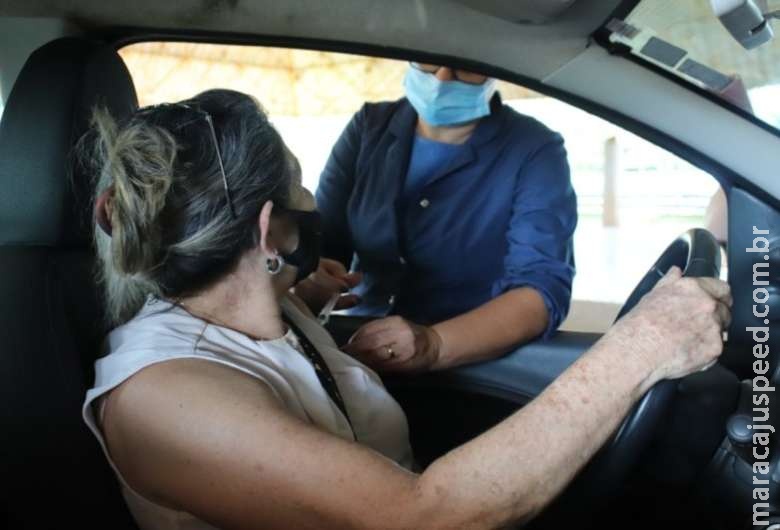 Drive Thru segue hoje com a aplicação da Dose 2 da AstraZeneca Drive Thru segue hoje com a aplicação da Dose 2 da AstraZeneca