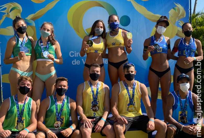 Dupla de MS é campeã brasileira Sub-19 de Vôlei de Praia Dupla de MS é campeã brasileira Sub-19 de Vôlei de Praia