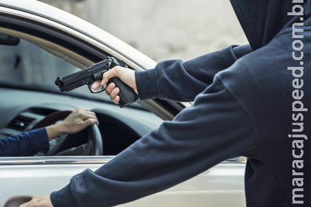 Durante assalto homem é agredido, tem veiculo roubado e é abandonado em Sidrolândia 