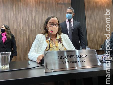 Em momento histórico de mulheres à frente do poder, Juscinei Claro preside Câmara Municipal de Sidrolândia 