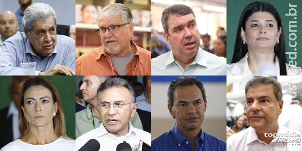 Em MS, ao menos oito políticos são cotados para sair ao governo em 2022 Em MS, ao menos oito políticos são cotados para sair ao governo em 2022