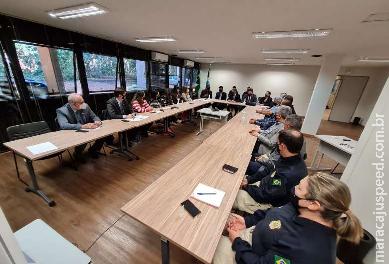 Equipe da Secretaria Nacional de Justiça está em MS para conhecer procedimentos policiais 