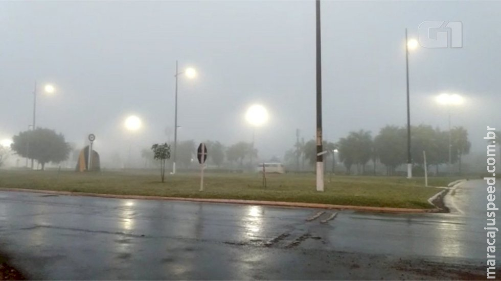 Frente fria chega a MS e Ponta Porã já tem neblina e declínio de temperatura 