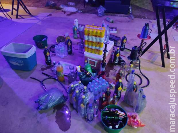 Guarda dá fim a festinha com menores e 