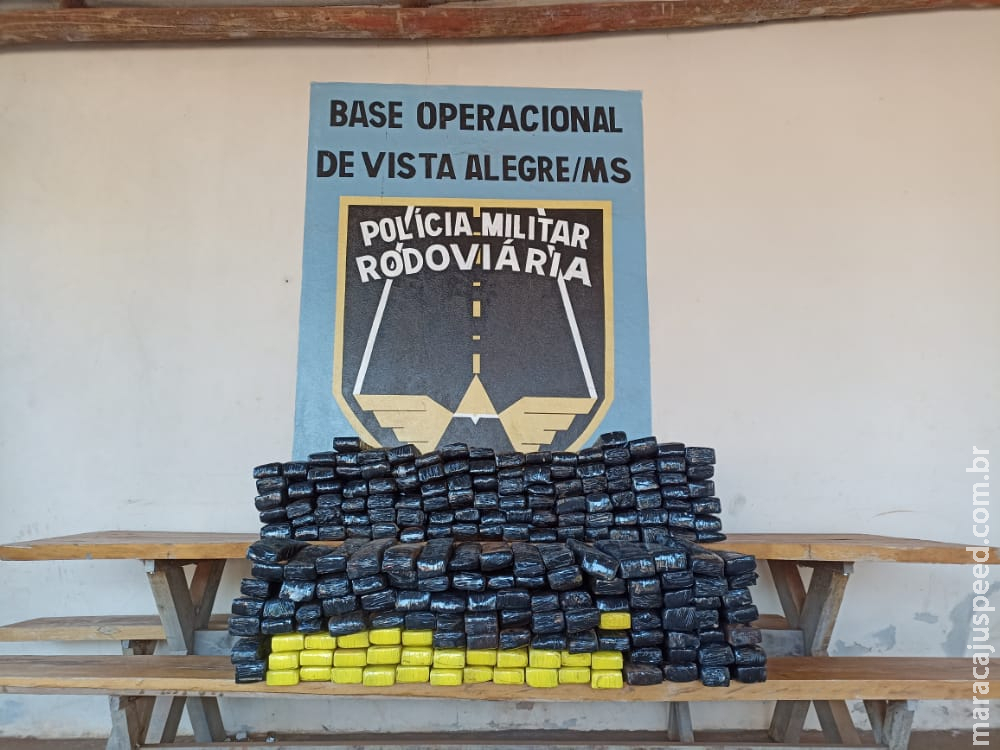 Maracaju: Polícia Militar Rodoviária apreendeu no fim da manhã de quarta-feira (28/07) 230,4 kg de maconha, durante Operação Hórus