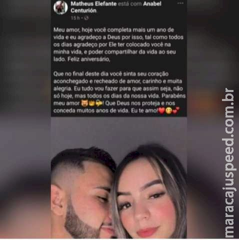 Metralhado na fronteira fez declaração de amor à namorada horas antes da morte 