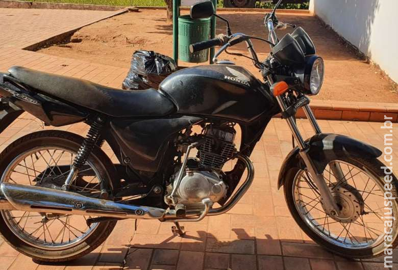 Moto que foi colocada a venda é recuperada pela polícia