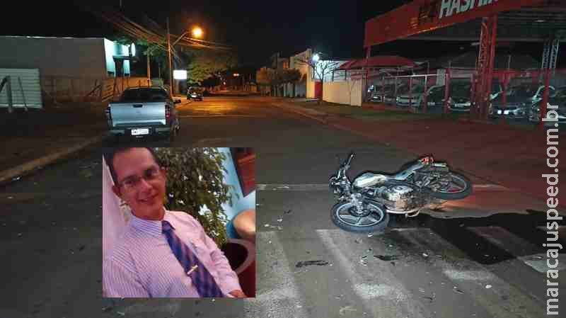 Motociclista que morreu em Dourados voltava para casa após levar a esposa ao serviço
